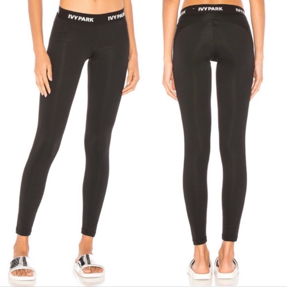 IVY PARK low cut, full length leggings with logo band